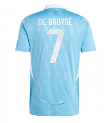 Belgien Kevin De Bruyne #7 Replika Udebanetrøje EM 2024 Kortærmet